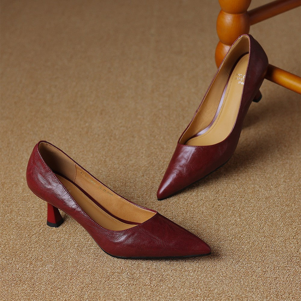 DELACROIX | Escarpins Fins en Cuir Lucie
