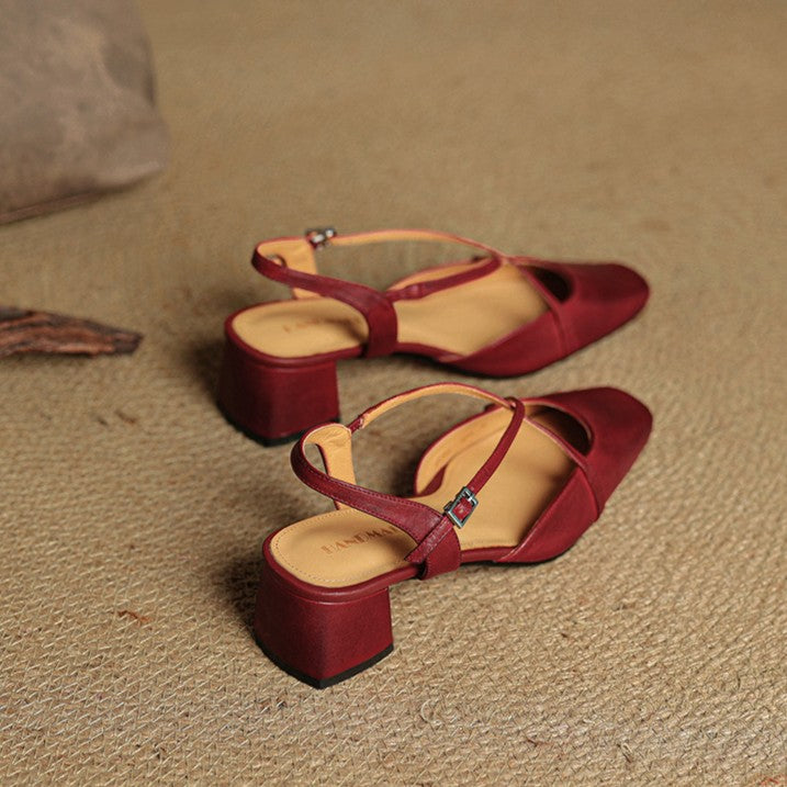 DELACROIX | Escarpins Slingback à Brides Croisées Chloé