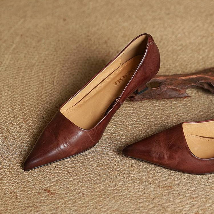 DELACROIX | Escarpins Pointus Petit Talon Charlotte