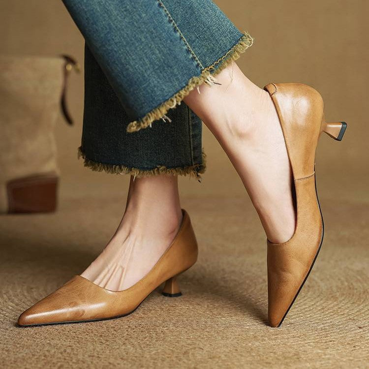 DELACROIX | Escarpins Pointus Petit Talon Charlotte