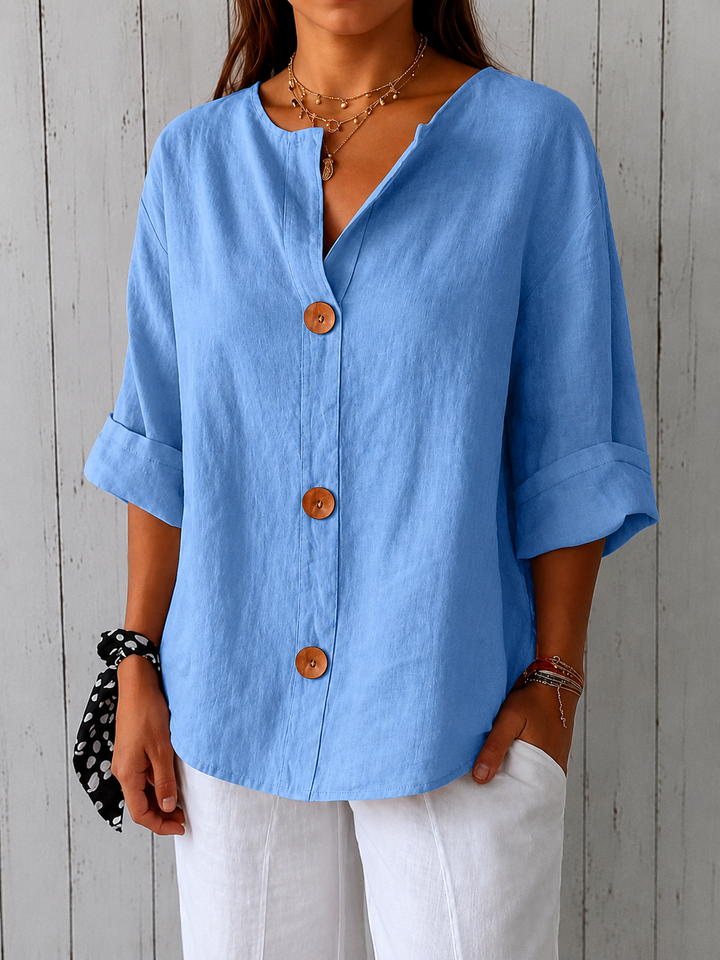 DELACROIX | Blouse Raffinée à Volants Marie