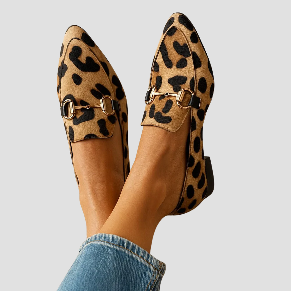 DELACROIX | Mocassins Imprimé Léopard Marie