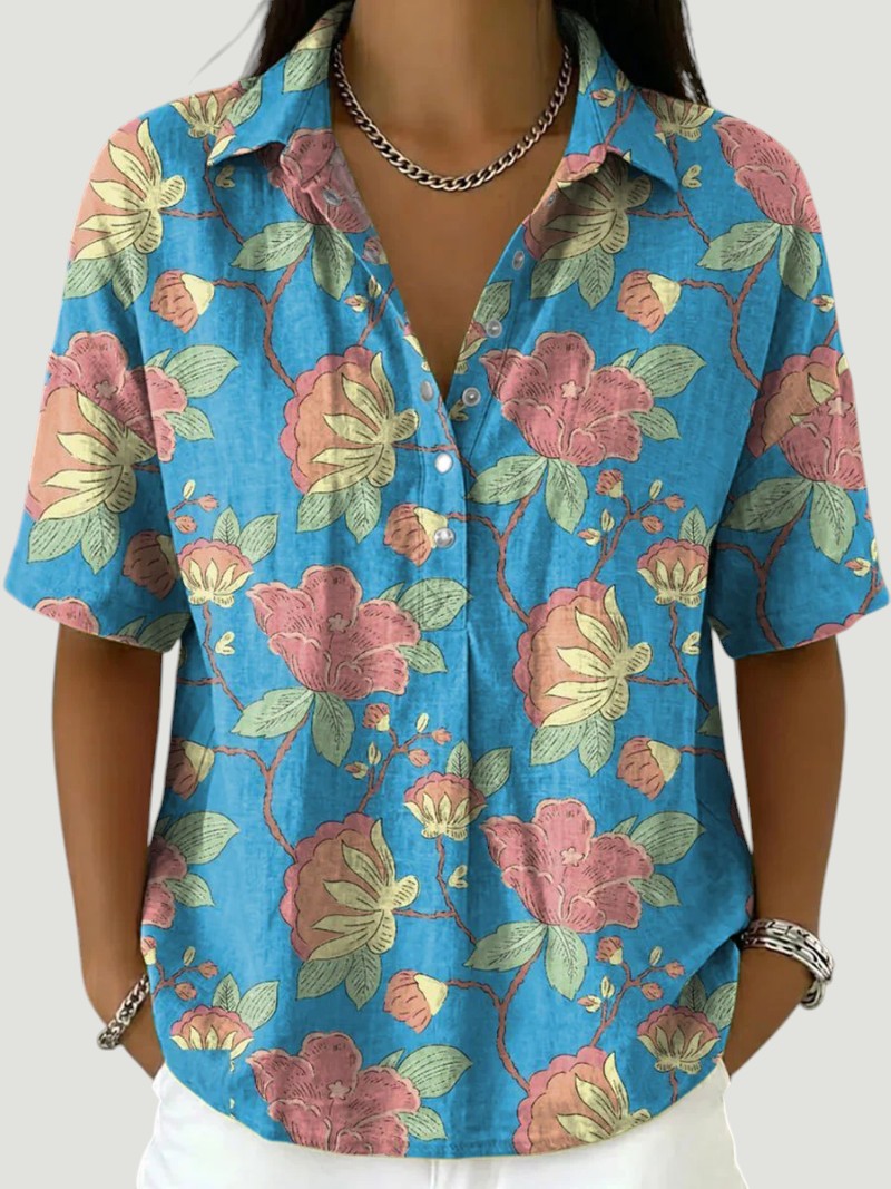 DELACROIX | Blouse Fleurie Élégante Bérénice