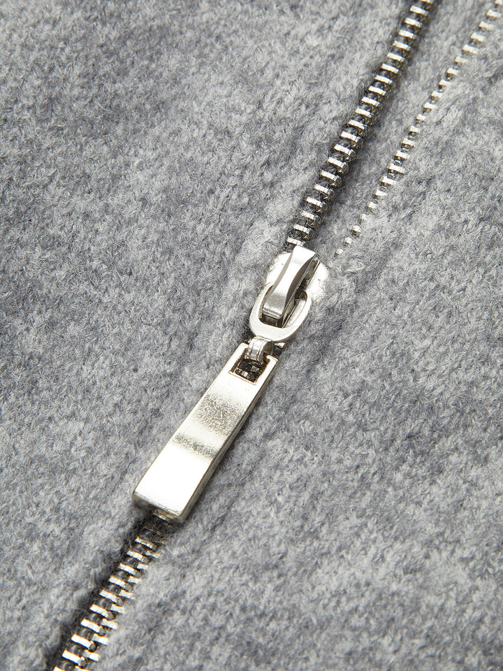 DELACROIX | Cardigan Grand Col Zippé Amélie