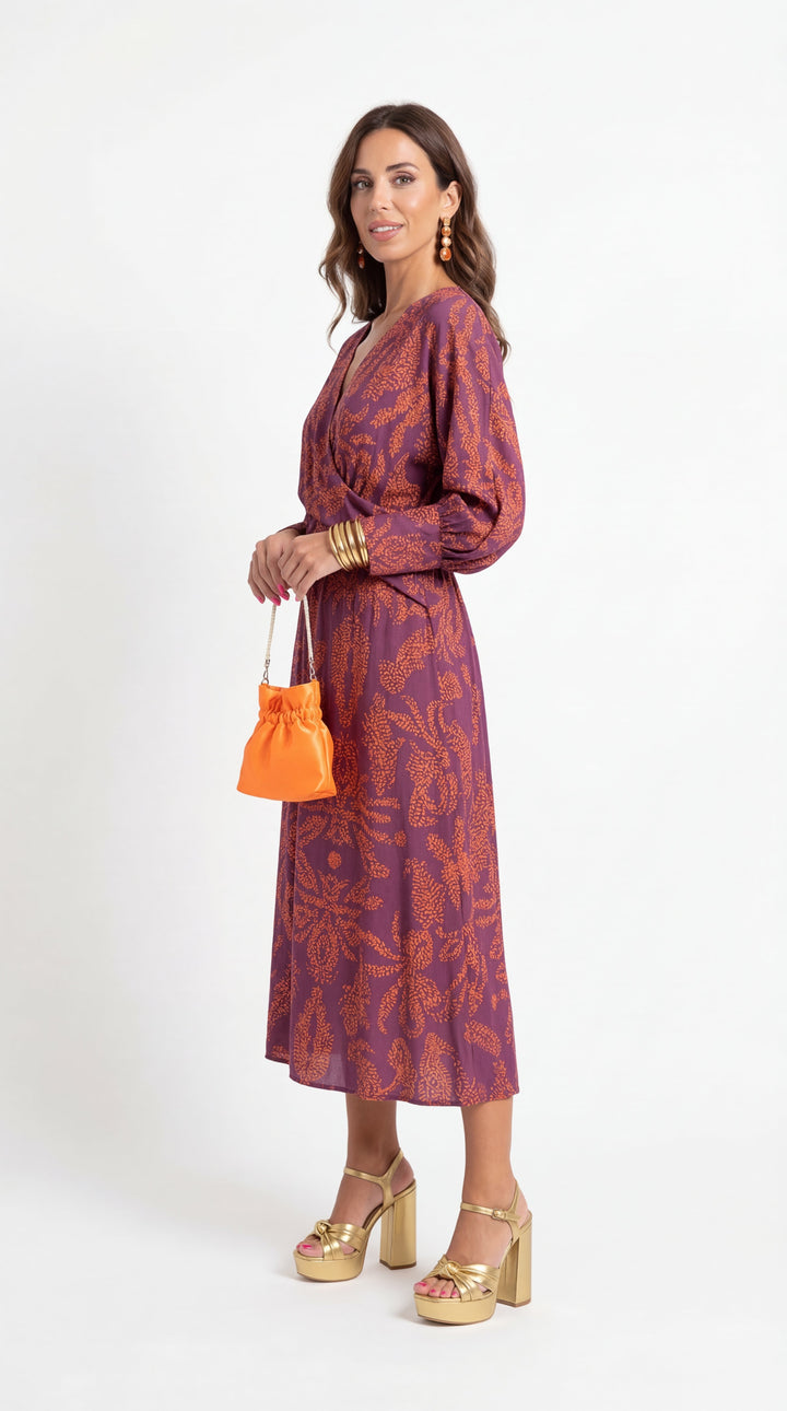 DELACROIX | Robe Mi-Longue Imprimée Chloé