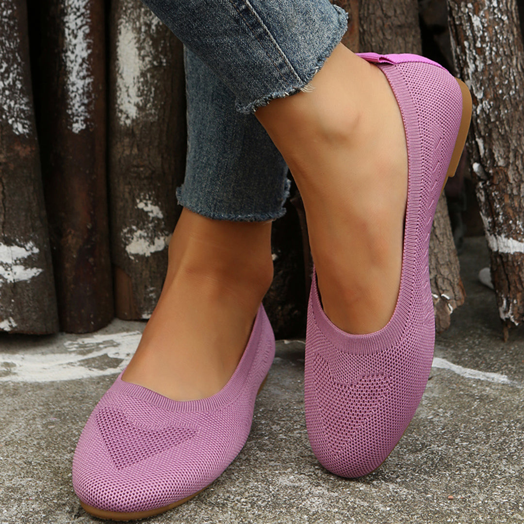 DELACROIX | Ballerines Souples en Maille Brigitte