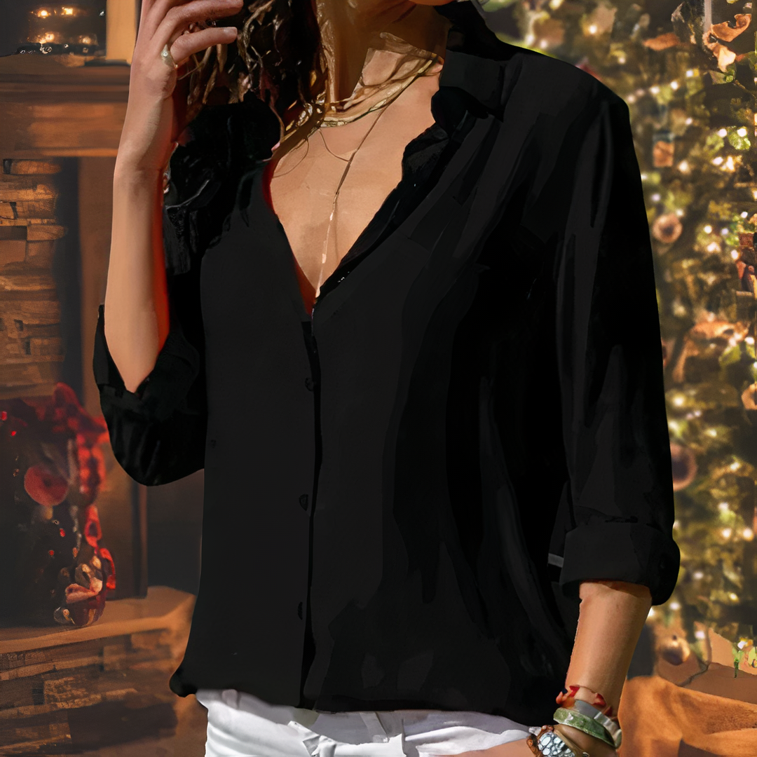 DELACROIX | Blouse en Chiffon Élégante Yasmine