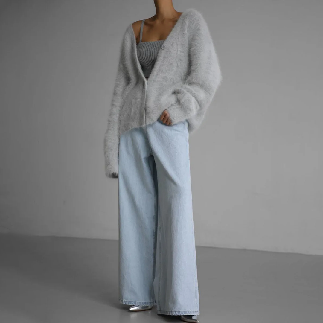 DELACROIX | Cardigan Mohair Duveteux Élise