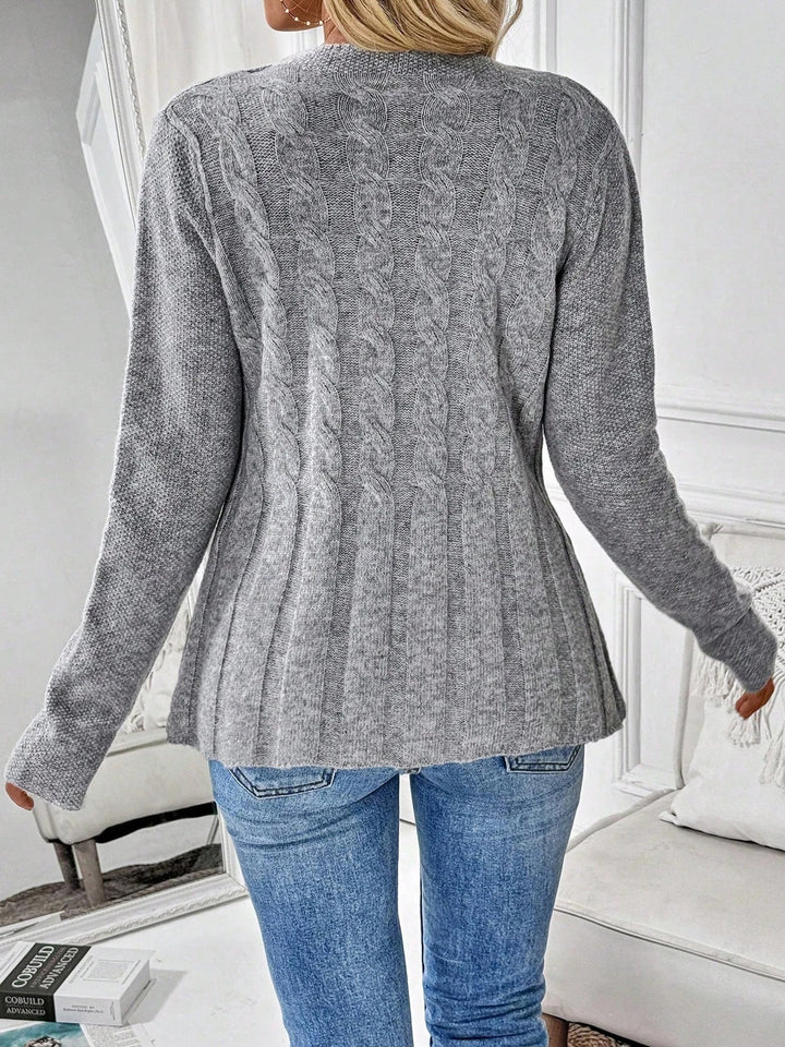 DELACROIX | Cardigan Maille Torsadée Élise