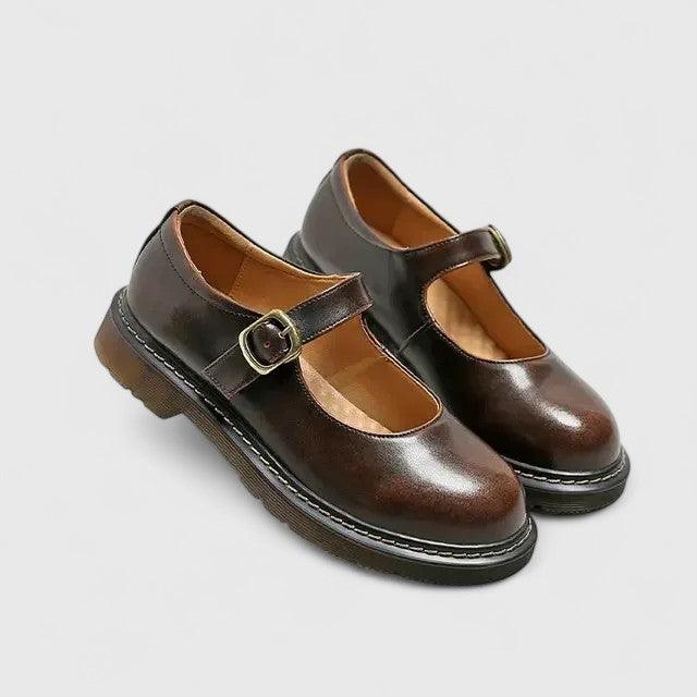 DELACROIX | Babies Plateforme Cuir Aveline
