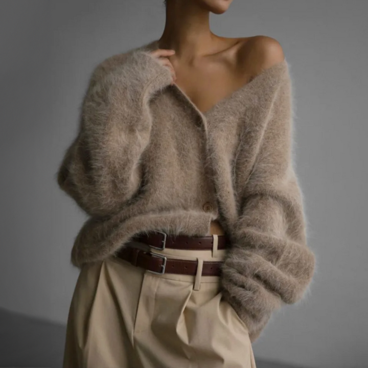 DELACROIX | Cardigan Mohair Duveteux Élise
