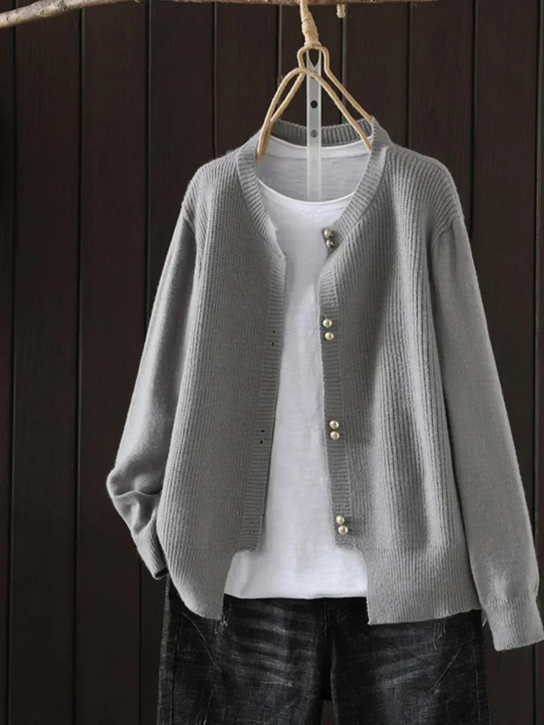 DELACROIX | Cardigan Boutons Nacrés Véronique