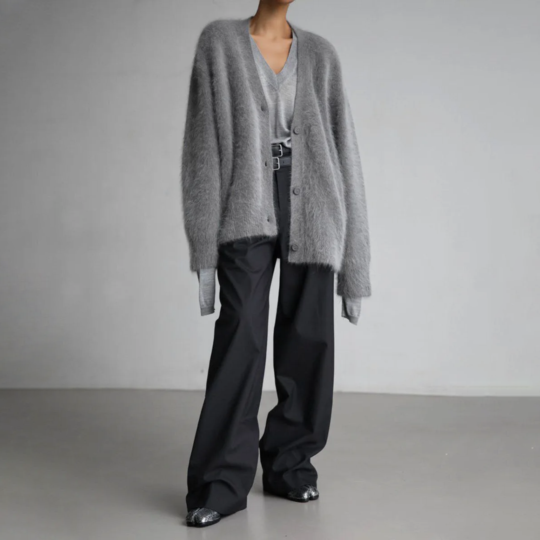 DELACROIX | Cardigan Mohair Duveteux Élise