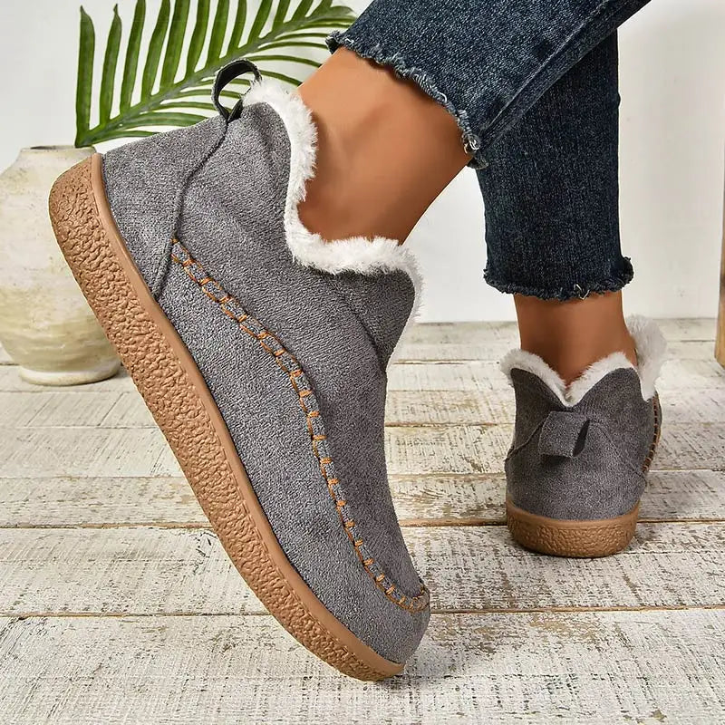 DELACROIX | Mocassins Fourrés Col Douillet Brigitte