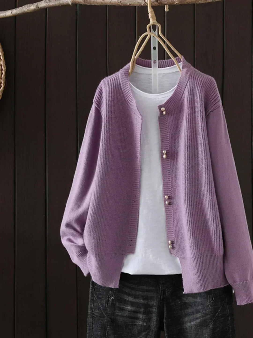 DELACROIX | Cardigan Boutons Nacrés Véronique