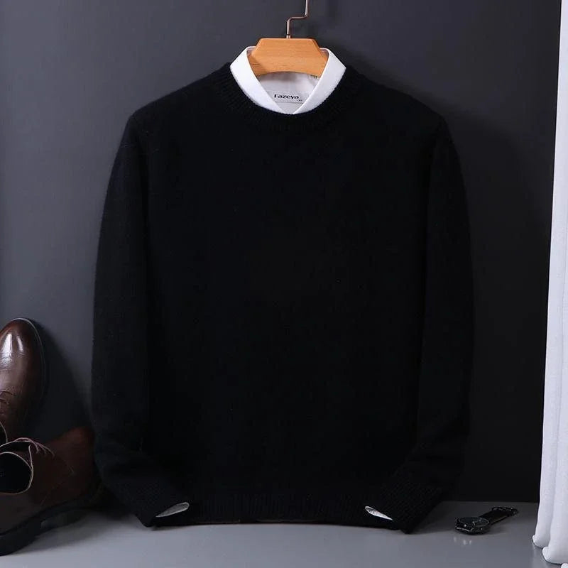 DELACROIX | Pull Col Rond Maille Douce Marcel