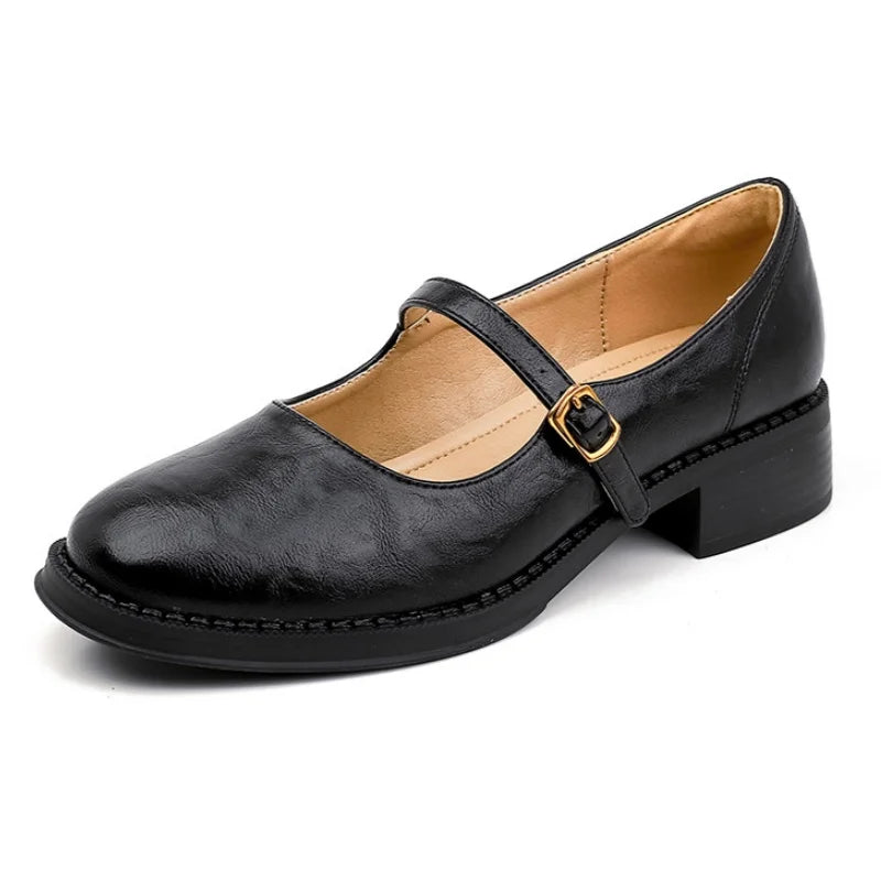 DELACROIX | Babies Cuir Talon Bas Danielle