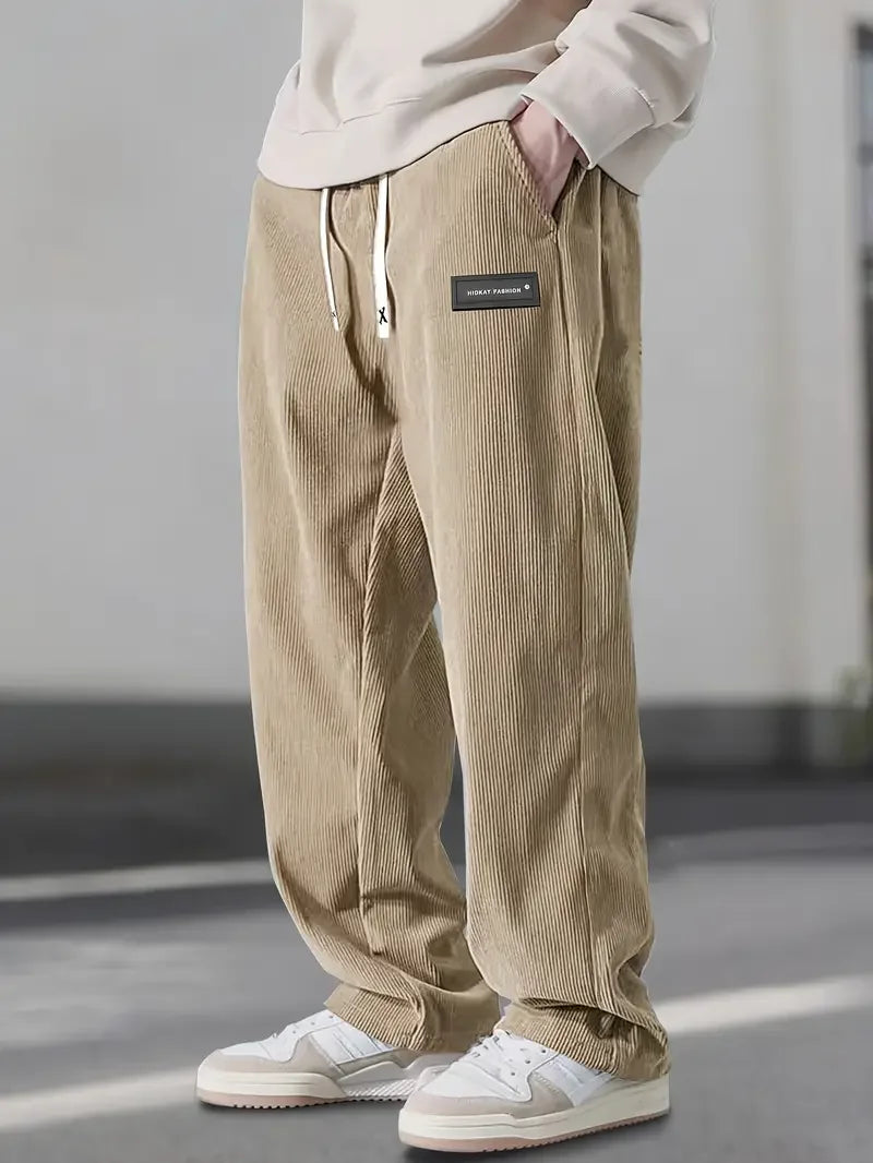 DELACROIX | PANTALON ÉLÉGANT EN VELOURS CÔTELÉ