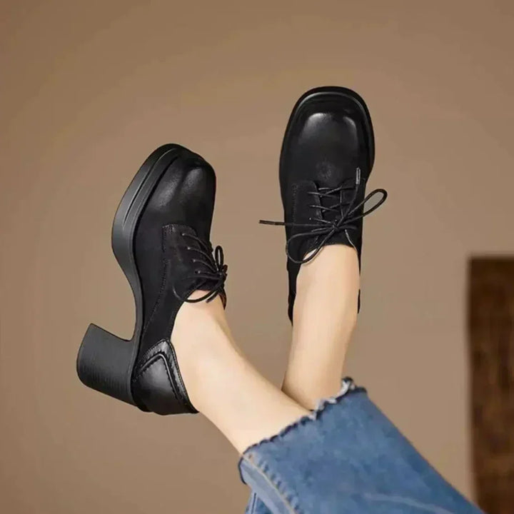 DELACROIX | Derbies Talon Plateforme Vintage Juliette
