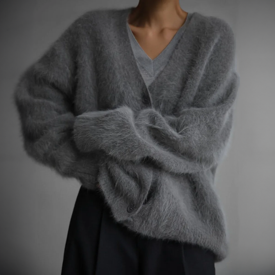 DELACROIX | Cardigan Mohair Duveteux Élise