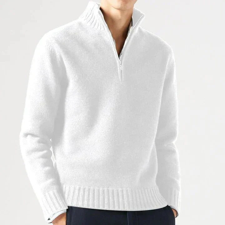 DELACROIX | DOLCEVITA EN LAINE AVEC ZIP POUR HOMME