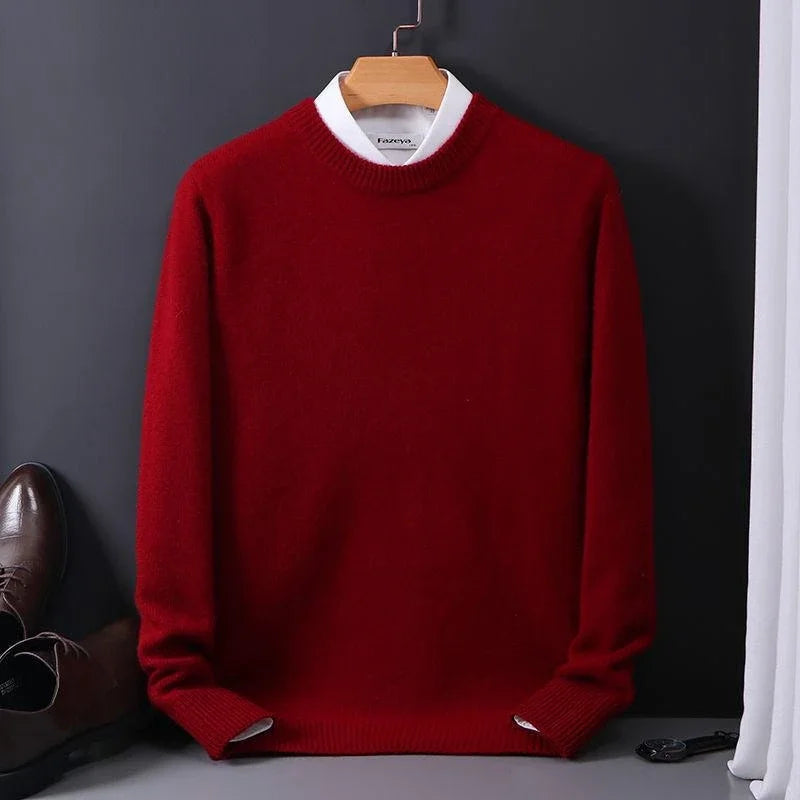 DELACROIX | Pull Col Rond Maille Douce Marcel