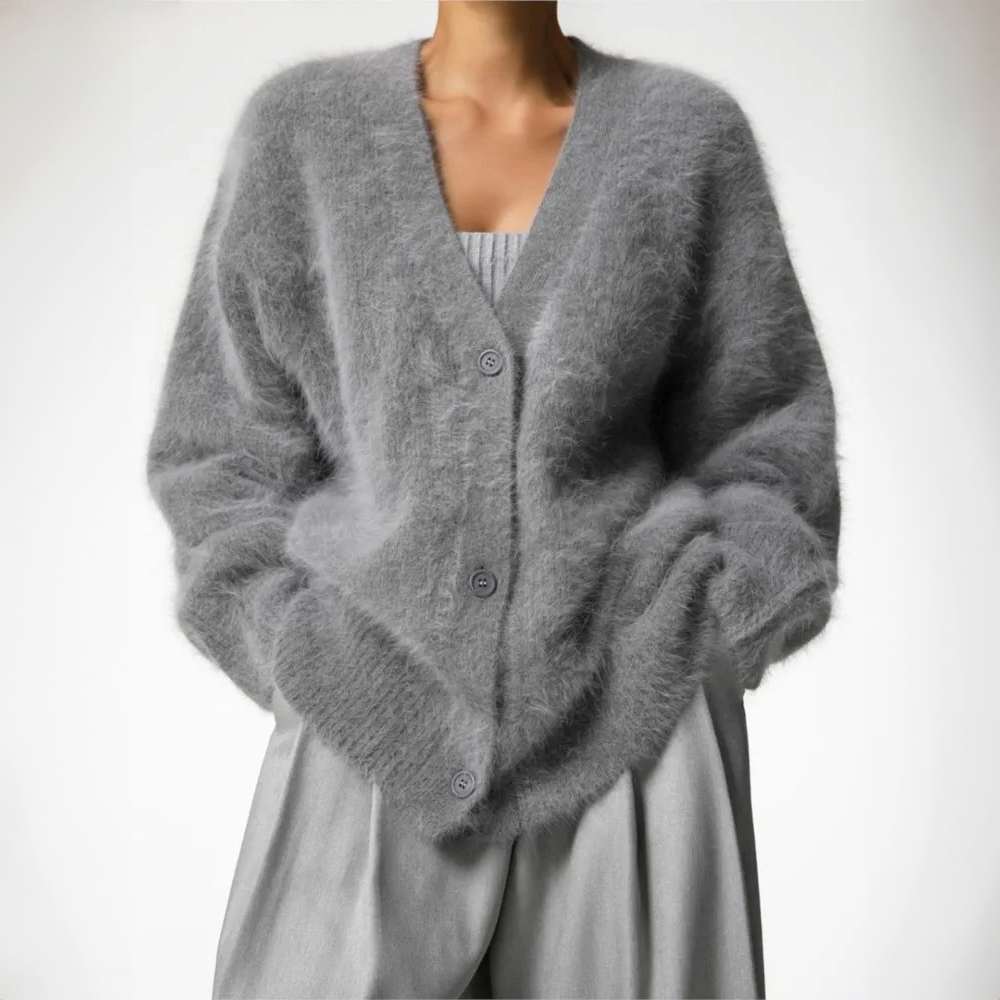 DELACROIX | Cardigan Mohair Duveteux Élise