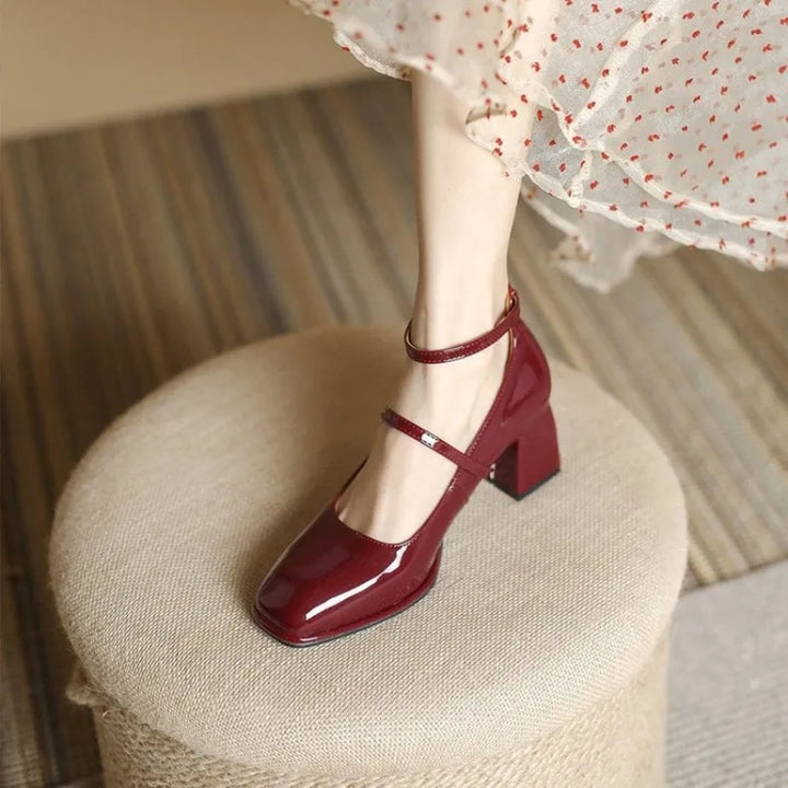 DELACROIX | Escarpins Bride Cheville Vernis Charlotte