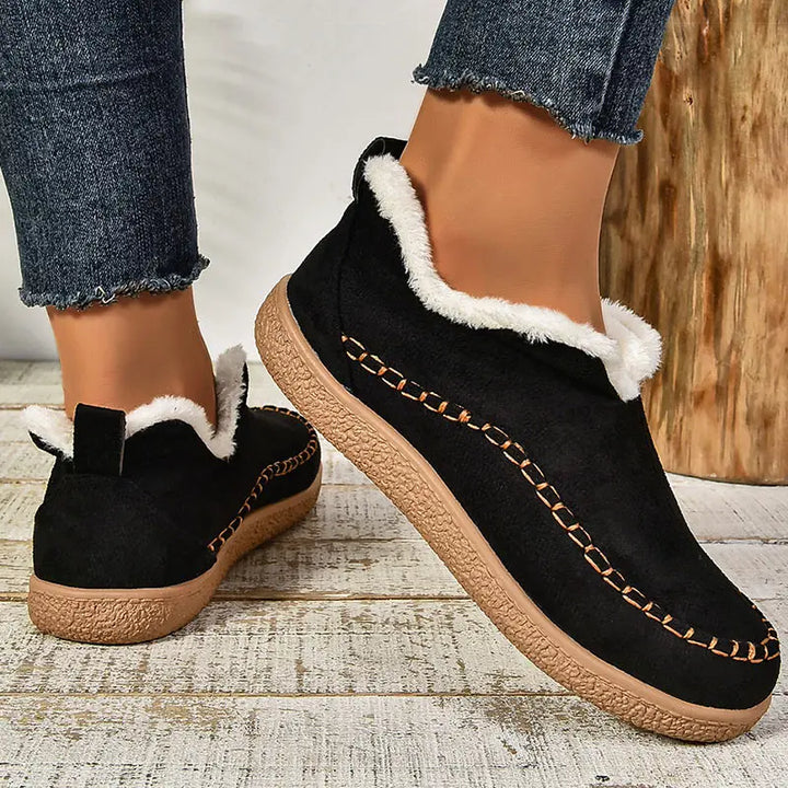 DELACROIX | Mocassins Fourrés Col Douillet Brigitte