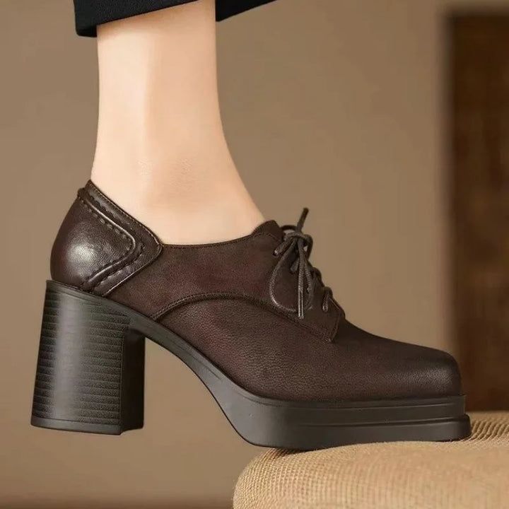 DELACROIX | Derbies Talon Plateforme Vintage Juliette