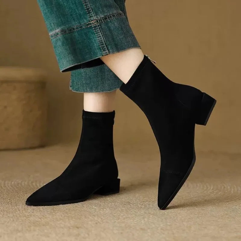 DELACROIX | Bottines Confort à Talon Bloc Anouk
