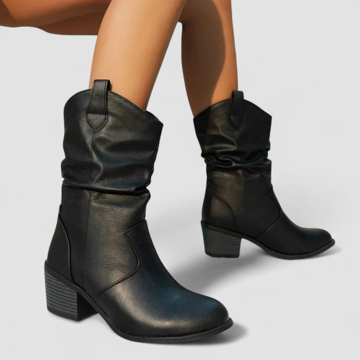 DELACROIX | Bottes en cuir orthopédique Vivian