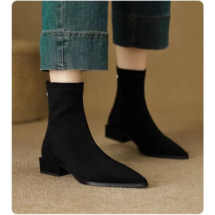 DELACROIX | Bottines Confort à Talon Bloc Anouk