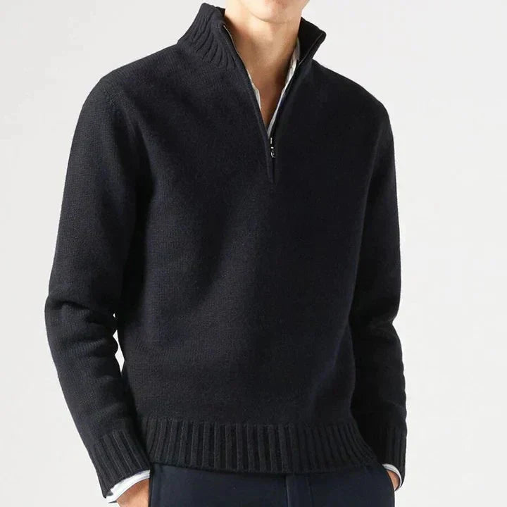 DELACROIX | DOLCEVITA EN LAINE AVEC ZIP POUR HOMME