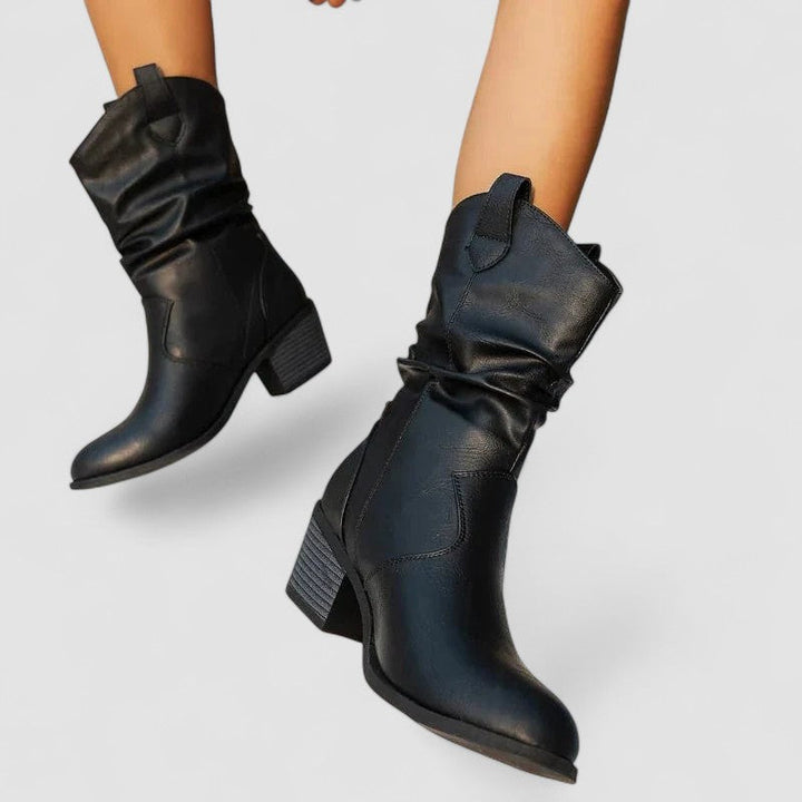 DELACROIX | Bottes en cuir orthopédique Vivian
