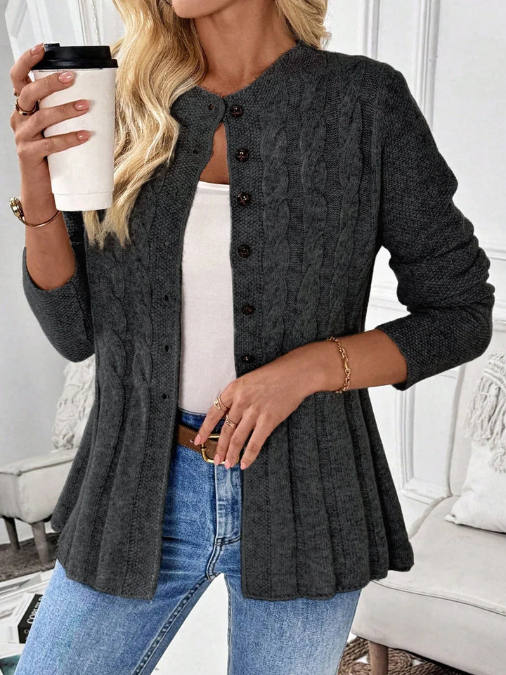DELACROIX | Cardigan Maille Torsadée Élise