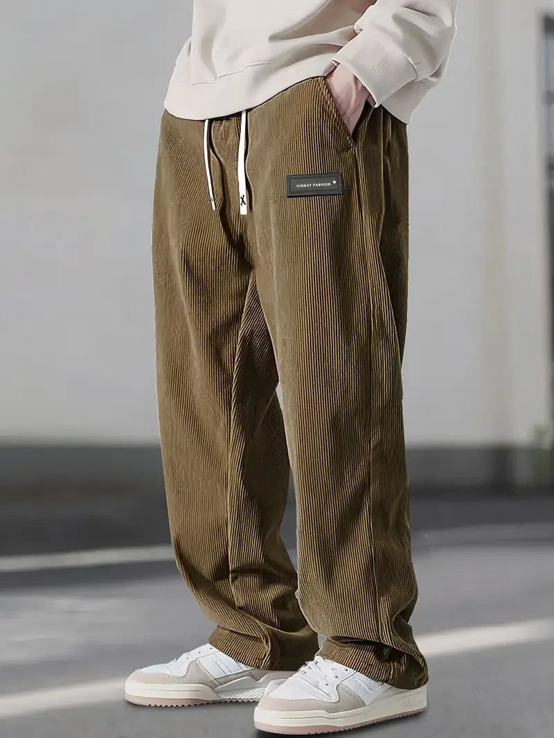 DELACROIX | PANTALON ÉLÉGANT EN VELOURS CÔTELÉ