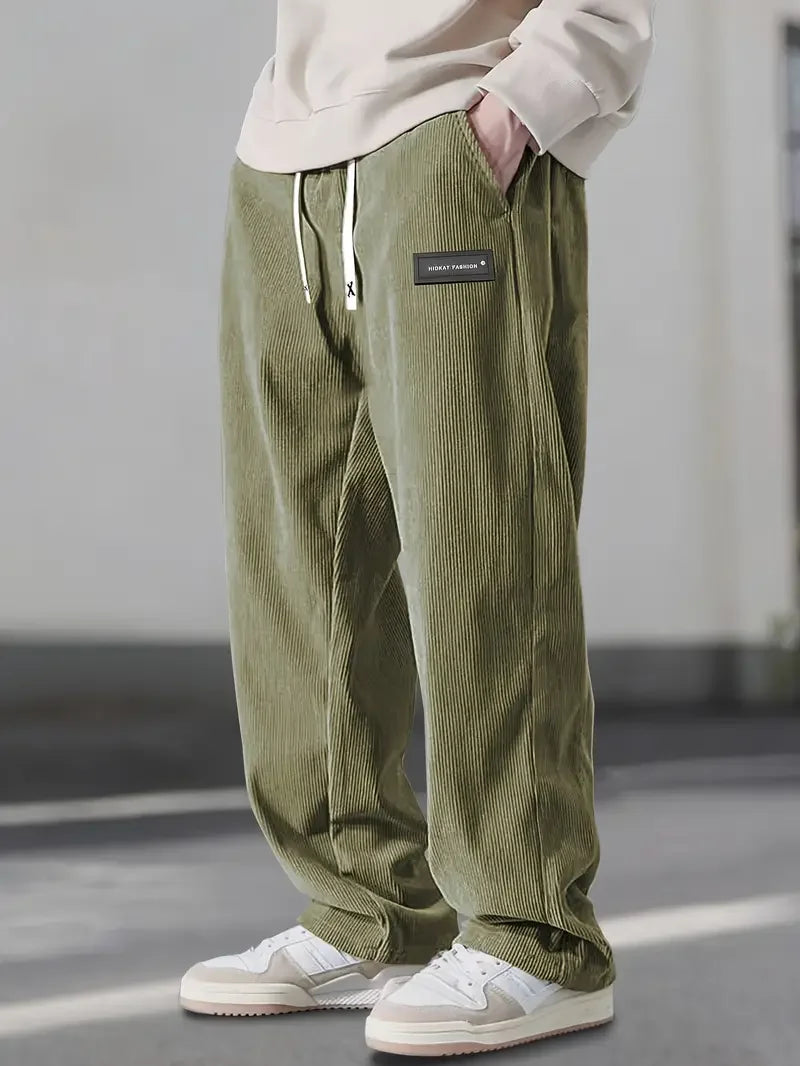 DELACROIX | PANTALON ÉLÉGANT EN VELOURS CÔTELÉ