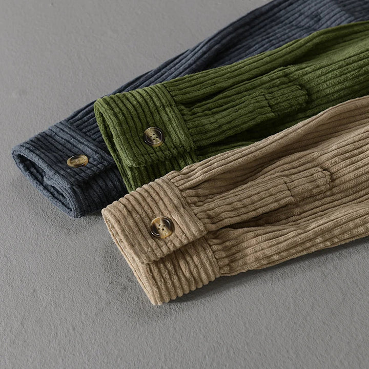 DELACROIX | CHEMISE EN VELOURS CÔTELÉ POUR HOMME