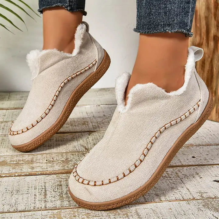 DELACROIX | Mocassins Fourrés Col Douillet Brigitte