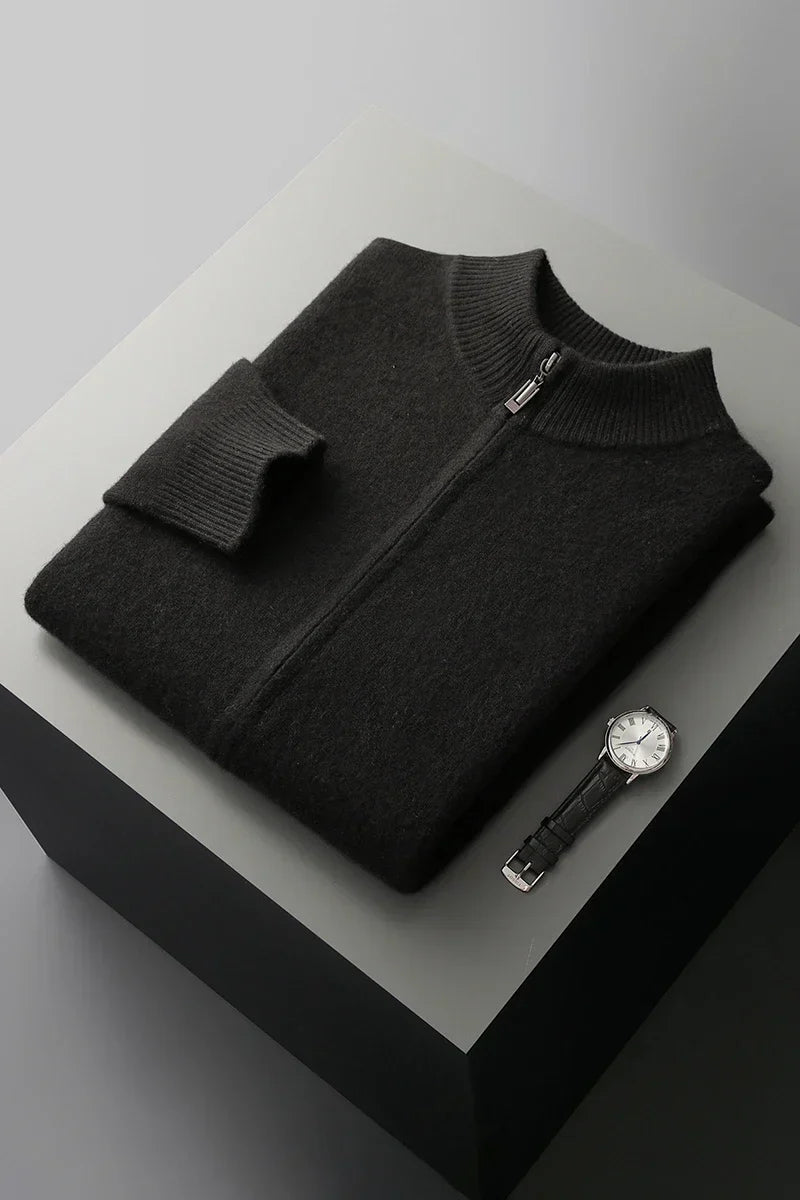DELACROIX | GILET DE LUXE EN LAINE DE CACHEMIRE PREMIUM