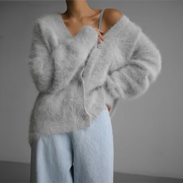DELACROIX | Cardigan Mohair Duveteux Élise