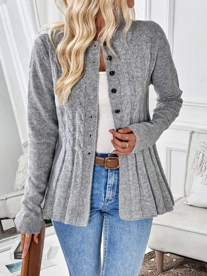 DELACROIX | Cardigan Maille Torsadée Élise