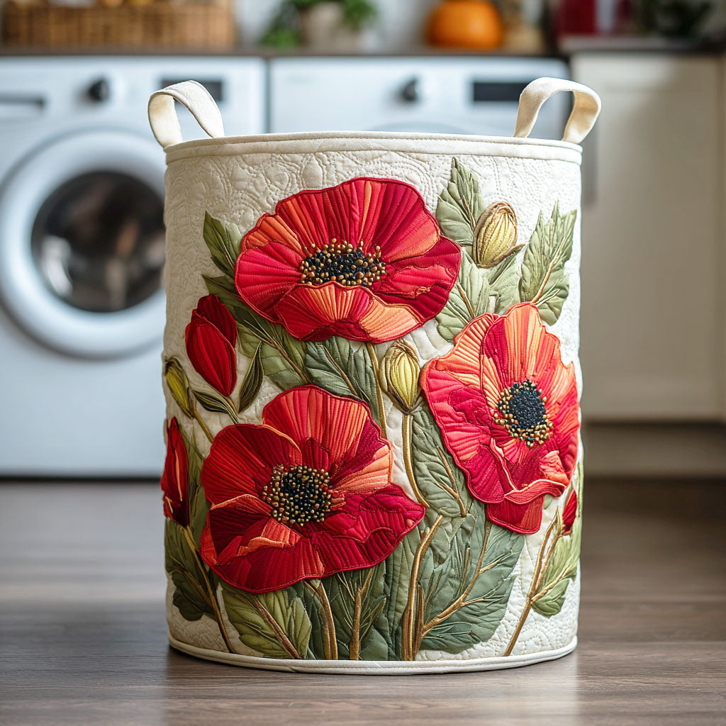 DELACROIX | Panier à Linge Coquelicots Pauline