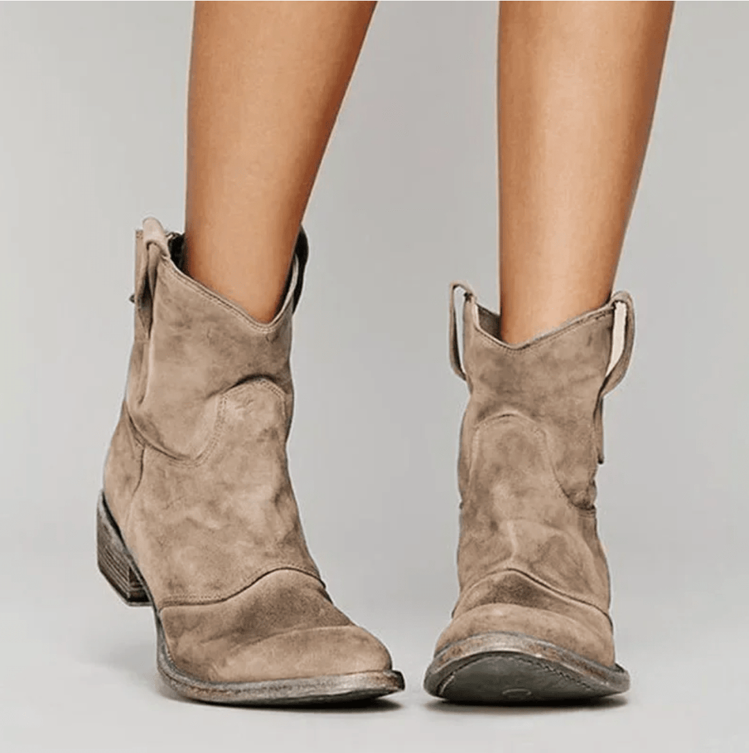 DELACROIX | Bottines Western Suédine Élina