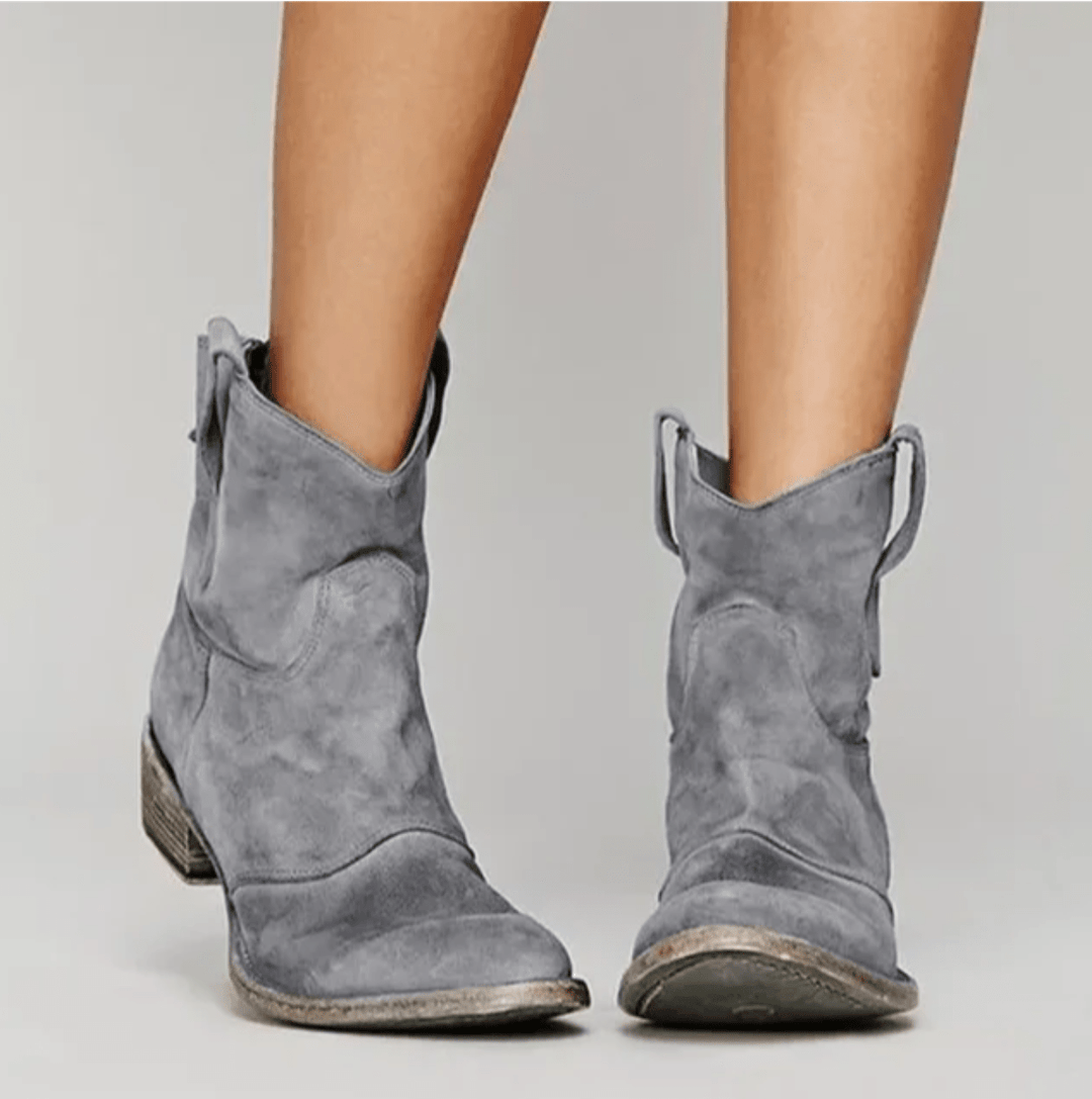 DELACROIX | Bottines Western Suédine Élina