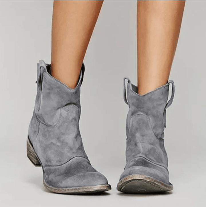 DELACROIX | Bottines Western Suédine Élina