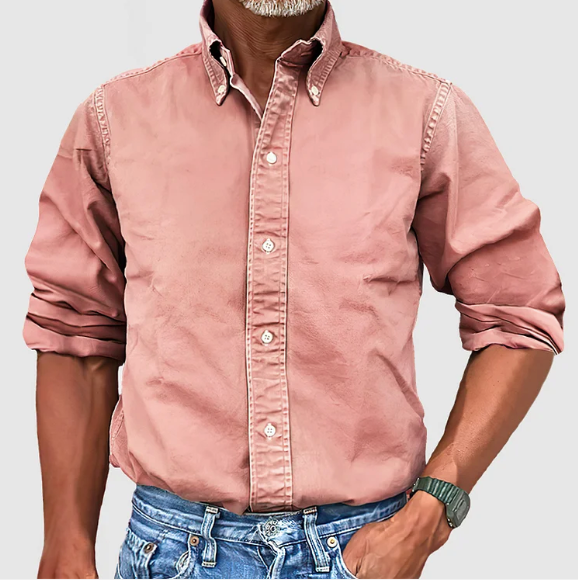 DELACROIX | CHEMISE À MANCHES LONGUES ANTI-PLIS POUR HOMME