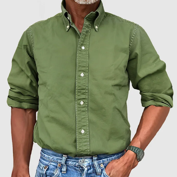 DELACROIX | CHEMISE À MANCHES LONGUES ANTI-PLIS POUR HOMME