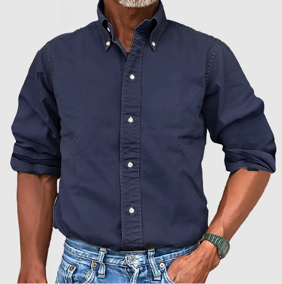 DELACROIX | CHEMISE À MANCHES LONGUES ANTI-PLIS POUR HOMME